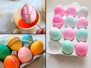 Как оригинально покрасить яйца, используя только красители